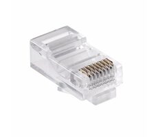 PremiumCord konektor RJ45 Cat6 1ks - skádaný / pre drôt aj lanko