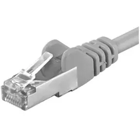 PremiumCord SFTP CAT6A 2m šedá / Patch kábel / RJ45-RJ45