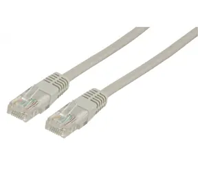 PremiumCord UTP CAT5E 0.25m šedá / Patch kábel / RJ45-RJ45