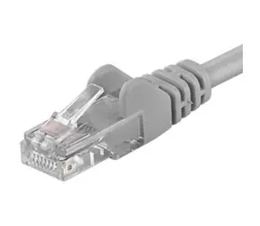 PremiumCord UTP CAT5E 2m šedá / Patch kábel / RJ45-RJ45