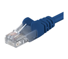 PremiumCord UTP CAT5E 2m modrá / Patch kábel / RJ45-RJ45