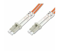 DIGITUS Fiber Optic Patch Cord, LC to LCMultimode 50/125 µ, Duplex Length 1m