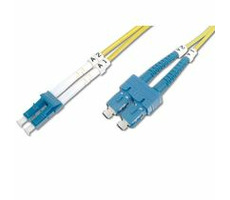 DIGITUS Fiber Optic Patch Cord, LC do SC Singlemode 09/125 µ, Duplex Length 5m
