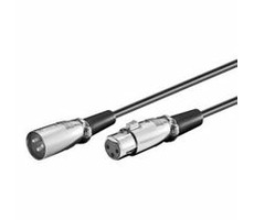 PremiumCord Kábel XLR-XLR M/F 2m