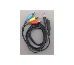 PremiumCord Kábel S-video+sjack3.5" - 3xCINCH, 2m+kond.