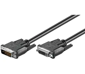 PremiumCord DVI-D predlžovací kábel, dual-link, DVI (24 +1), MF, 10m