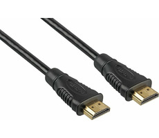 PremiumCord HDMI 1.4 - 5m / Prepojovací kábel / HDMI-HDMI / čierna