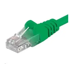 PremiumCord UTP CAT5E 0.25m zelená / Patch kábel / RJ45-RJ45