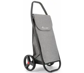 Rolser Com Tweed 8 Black Tube taška na kolieskach, šedá