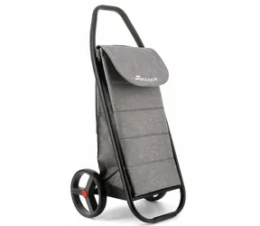 Rolser Com Tweed Polar 8 Black Tube taška na kolieskach, šedá