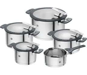 Zwilling Simplify Sada hrncov strieborno-čierna 5 ks / nerezová oceľ / dopredaj