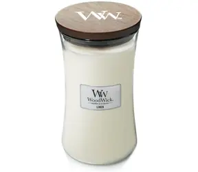 WoodWick Linen 609.5g - váza veľká