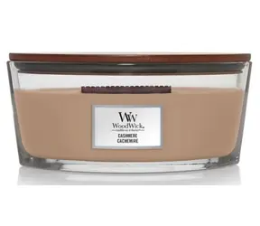 Woodwick Cashmere Elipsa 453,6 g - sviečka loď