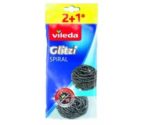 Vileda Glitzi Spiral Inox drôtenka (3ks) / nerez / špirála