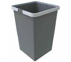 Elletipi MEDIUM 12 L Plastový kôš s rukoväťami sivá / bez veka / 34 x 22.5 x 22.5 cm