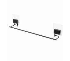 Compactor Bestlock Magic Veľký samolepiaci držiak na uteráky bez vŕtania čierna