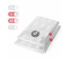 Compactor Bag Aspispace 1x M 70 litrov + 1x L 120 litrov 2ks / Sada vákuových úložných vriec 