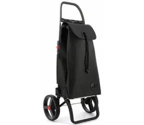 Rolser I-Max Tweed 2 Logic RSG nákupná taška na veľkých kolieskach čierna