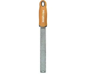 Microplane Premium Classic tmavo-žltá / jemné strúhadlo / 32.5 cm / nerezová oceľ