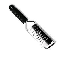 Microplane Gourmet Grater plátkovacie strúhadlo extra hrubá čierna / 31.2 x 7.5 x 3 cm / jemná nerez oceľ