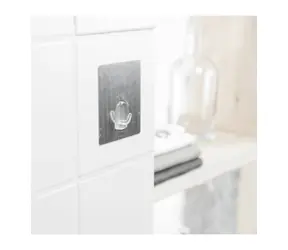 Compactor Bestlock Magic KITCHEN Náhradná samolepiaca podložka strieborná / bez vŕtania