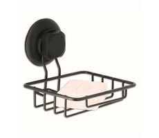 Compactor Bestlock Black Držiak na mydlo/hubku s prísavkou čierna / bez vŕtania