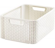 Curver RATTAN Style2 M Úložný box krémová