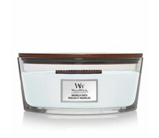 WoodWick Magnolia Birch Elipsa 453.6g - sviečka loď / doba horenia: až 40 h
