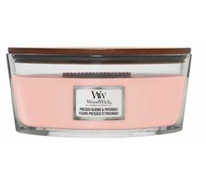 WoodWick Pressed Blooms &amp; Patchouli Elipsa 453.6g - sviečka loď