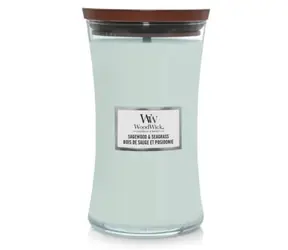 WoodWick Sagewood &amp; Seagrass váza veľká 610g - dóza veľká