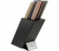 VICTORINOX Swiss Modern Blok s nožmi 6ks farebná / 5x nožov / 1x vidlica