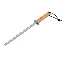 Opinel ocieľka na nože diamantová brúsna oceľ 25 cm / drevená rukoväť