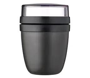 Mepal Ellipse mini Olovrantový box čierna / 420 ml / BPA Free