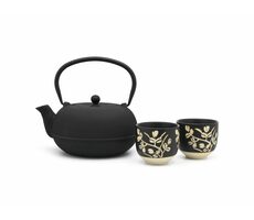 Bredemeijer Sichuan Kanvička na čaj + 2 šálky / 1 l / kanvička liatina / šálky porcelán