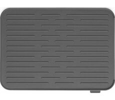 Brabantia Odkvapkávacia podložka na riad silikónová tmavo šedá / 32.5 x 43.8 x 0.9 cm