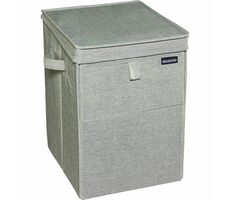 Brabantia Kôš na bielizeň 35 L stohovateľný zelená / 44.5 x 37 x 32 cm