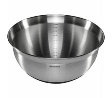 Brabantia Misa nerez oceľ/silikón strieborno-čierna 3 L / priemer 26 cm / výška 12.6 cm