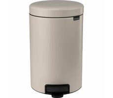 Brabantia Newicon Pedálový odpadkový kôš 12 L béžová / priemer 25.1 cm / výška 41.1 cm