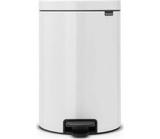 Brabantia Newicon Pedálový odpadkový kôš 20 L biela / priemer 29 cm / výška 46.7 cm