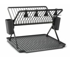 Brabantia Skladací odkvapkávač (veľký) tmavo šedá / 33 x 42 x 51 cm