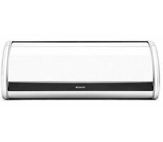 Brabantia Roll Top Chlebník lesklá strieborná / nerez oceľ / 16 L / 44.5 x 17.3 x 26.2 cm