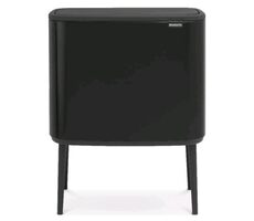 Brabantia Bo Touch Odpadkový kôš na triedený odpad 3 x 11 L matná čierna / 54 x 68 x 31.2 cm