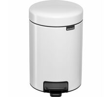 Brabantia Newicon Pedálový odpadkový kôš 3 L biela / priemer 16.8 cm / výška 26.4 cm