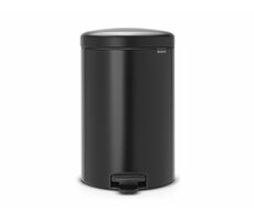 Brabantia Newicon Pedálový odpadkový kôš 20 L čierny matný / priemer 29 cm / výška 46.7 cm