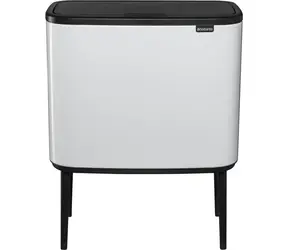 Brabantia Bo Touch Odpadkový kôš na triedený odpad 11 + 23 L biela / 54 x 68 x 31.5 cm