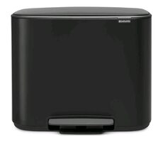 Brabantia Bo Pedálový odpadkový kôš 36 L čierna / 54 x 44 x 36.3 cm