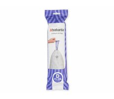 Brabantia PerfectFit Type D Vrecká do odpadkového koša 15-20 L / zaťahovacie / 20 sáčkov