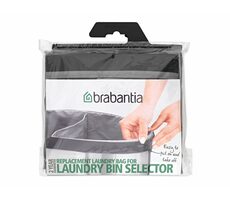 Brabantia Vrece do koša na bielizeň Selectot 55L šedá / tkanina