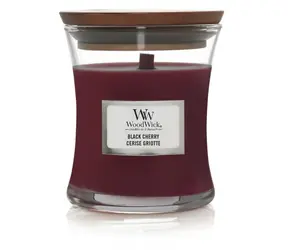 Woodwick Black Cherry 275g - váza stredná