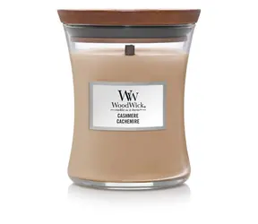 Woodwick Cashmere 275 g - sviečka stredná